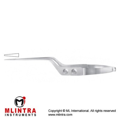 Yasargil Micro Needle Holder Straight - Bayonet Shaped - Smooth Jaws Stainless Steel, 23 cm - 9" Yasargil Micro Needle Holder Straight - Bayonet Shaped - Smooth Jaws Stainless Steel, 23 cm - 9"